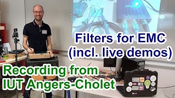 Short course "Filters for Electromagnetic Compatibility Applications" (live from @iutangers_cholet)