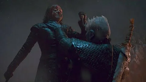 Arya Stark Kills the Night King (Game of Thrones Season 8 Episode 3)