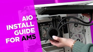 AIO Water Cooler Install Guide for Ryzen AM5 - Thermaltake All In One CPU Coolers