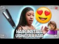 WATCH ME INSTALL THIS  HD LACE FRONT FROM ULAHAIR!!!