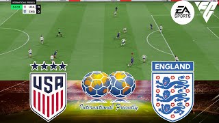 FC 24 - USA W vs England W 02/5/2024 - INTERNATIONAL FRIENDLY - Gameplay PS | Full Match