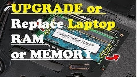 How to Upgrade Laptop RAM and How to Install Laptop Memory - Quick & Easy!!!