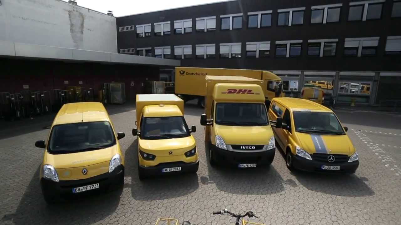 Deutsche Post DHL electric vehicles test fleet YouTube