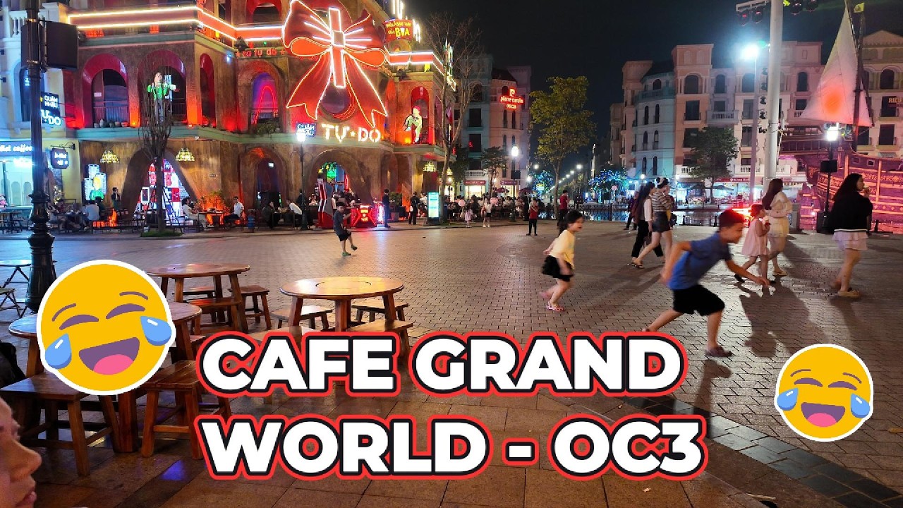 Vì sao tối nào Grand World – Ocean Park 3 cũng đông người ngồi cafe đến vậy?