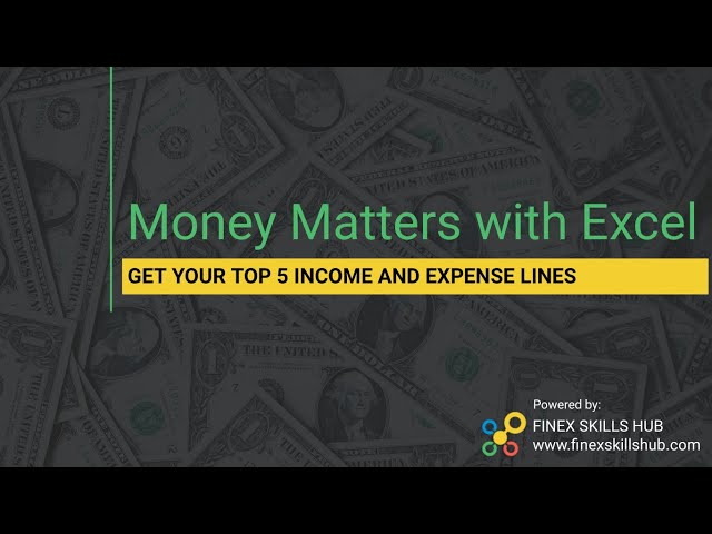 get your top 5 income and expense lines bernard obeng boate
