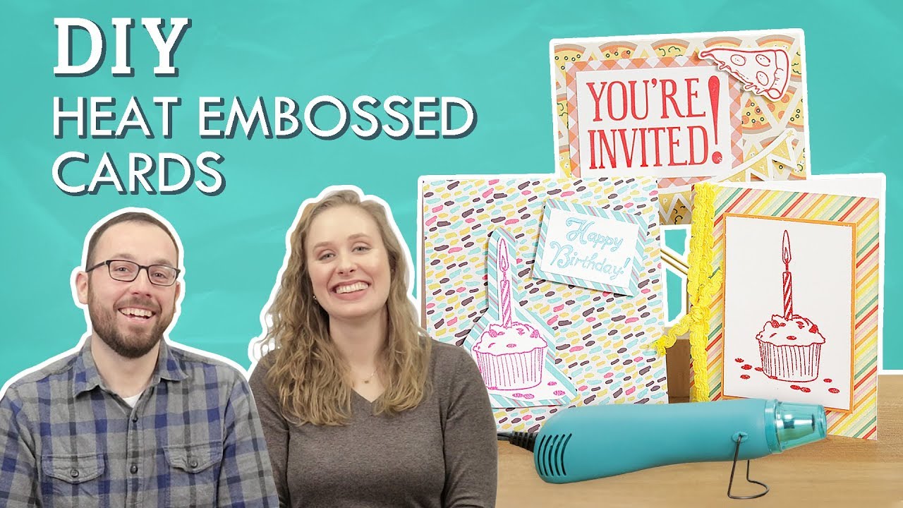Heat Embossed Cards | Fake It Till You Make It | RubberStamps.com - YouTube