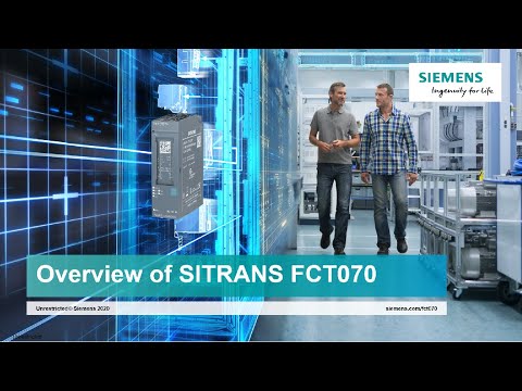 Overview of Siemens SITRANS FCT070 Coriolis Technology Module