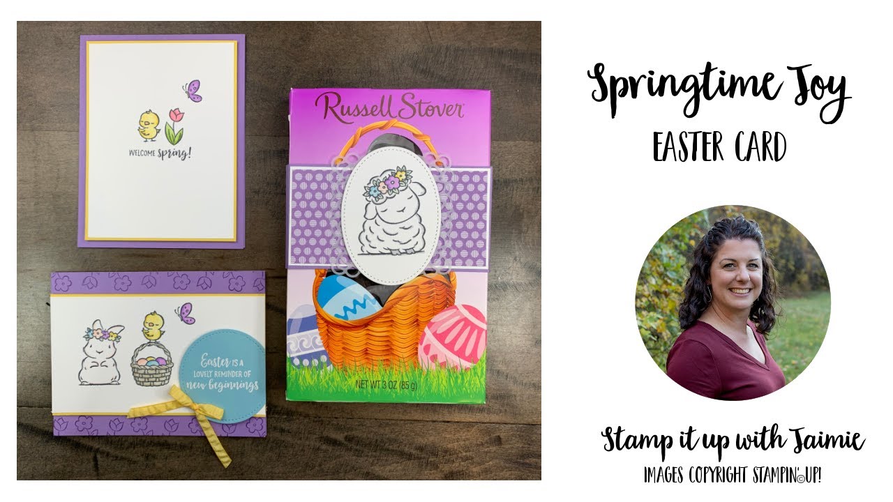 Stampin' Up! Spirngtime Joy Easter Card - YouTube