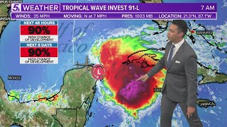 Tropics Update: Invest 91L likely to strengthen in the southern gulf