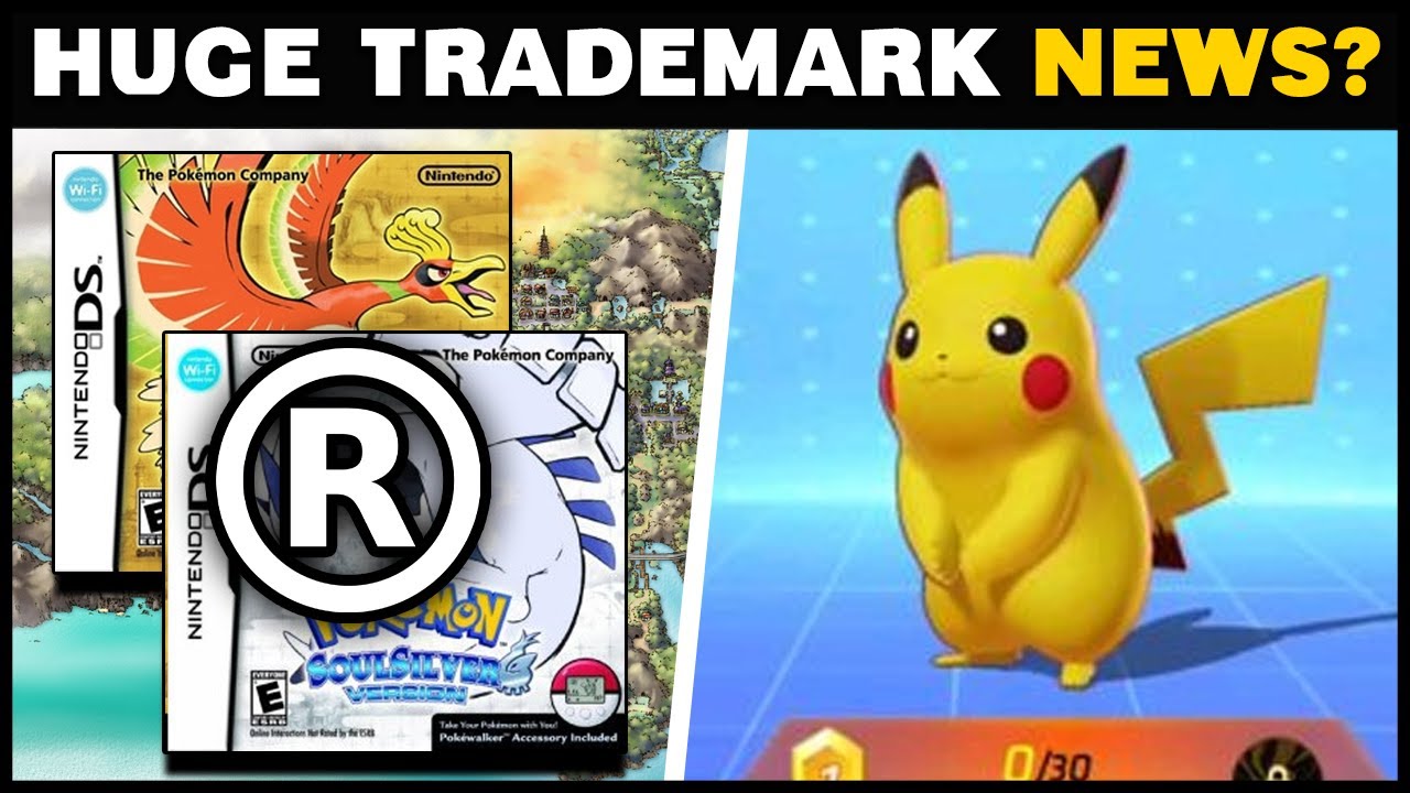 HUGE NEWS "HeartGold & SoulSilver TRADEMARKS" & New Pokemon Unite