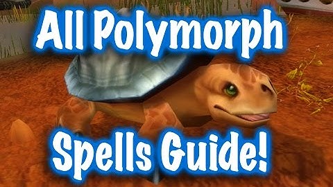 Jessiehealz - All Polymorph Mage Spells 5.4.8 (World of Warcraft)
