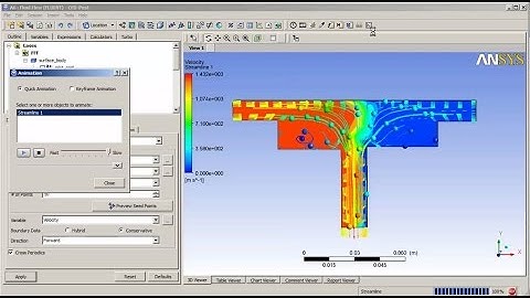 Ansys Fluent fluid flow analysis of hot and cold liquid.