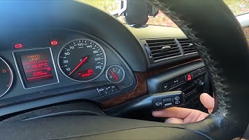 How to Reset Average Speed in Audi A4 B6 ( 2000 – 2006 ) | Clear Average Speed