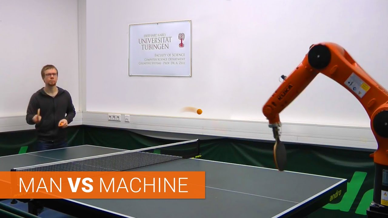 Робот играющий в настольный теннис. Robot for Table Tennis.