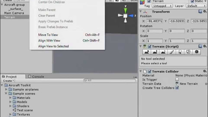 Tutorial 1: Aircraft Toolkit creating basic flying object