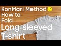 KonMari Method How to fold Long sleeved Tshirts -English edition-