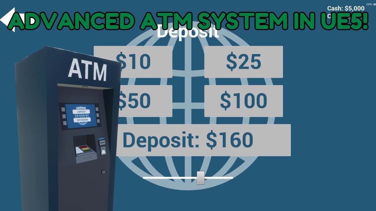 How To Add An Advanced ATM System To Your UE5 Project! - YouTube