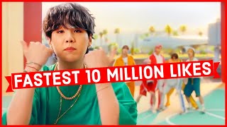 Global Fastest Songs to Reach 10 Million Likes on Youtube of All Time (fastest 10 million likes)