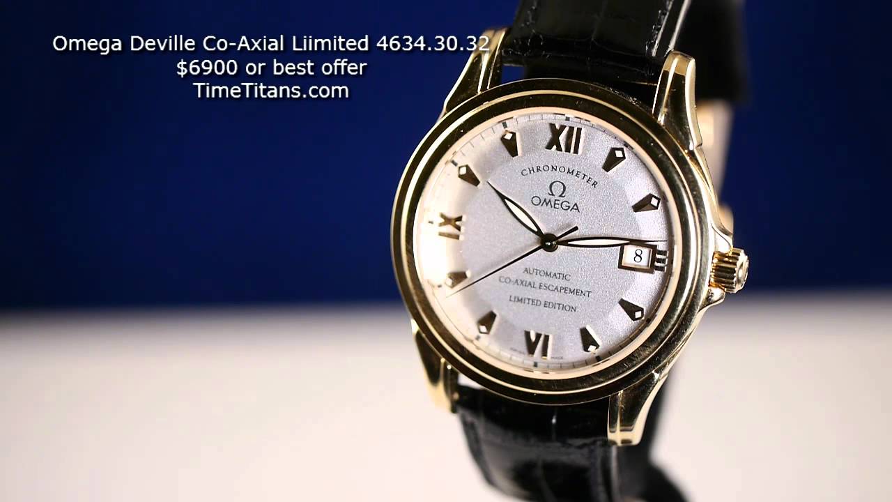 omega co axial limited edition