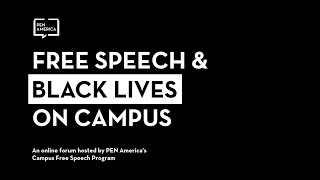 [WEBINAR] Free Speech and Black Lives on Campus