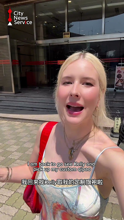 NYC Influencer Finds Her Dream Qipao at Shanghai's South Bund Market!
