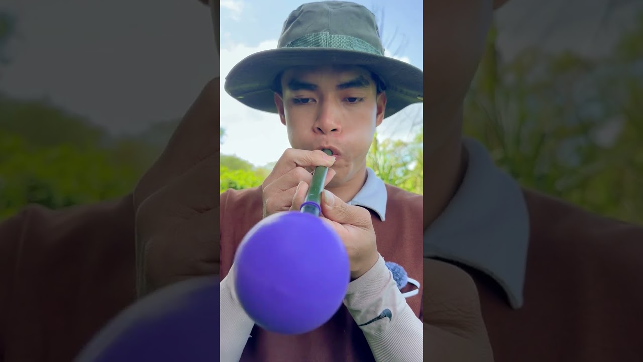 Survival Skills: Make a bubble Horn to Scare Off Wild Animals 