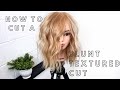 How To Cut a Blunt Textured Haircut