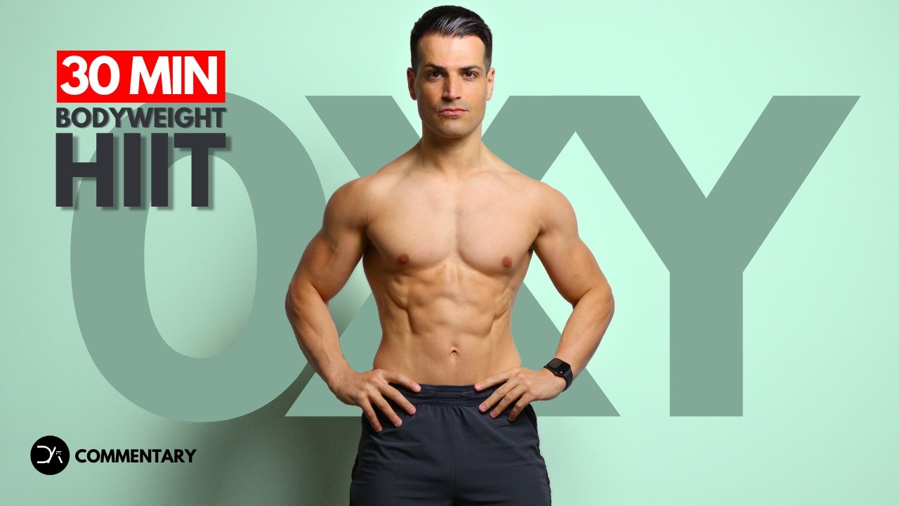 30-минутная интенсивная интервальная тренировка с собственным весом | Суперсет кардио и выносливо...