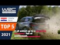 TOP 5 moments / highlights - WRC Croatia Rally 2021