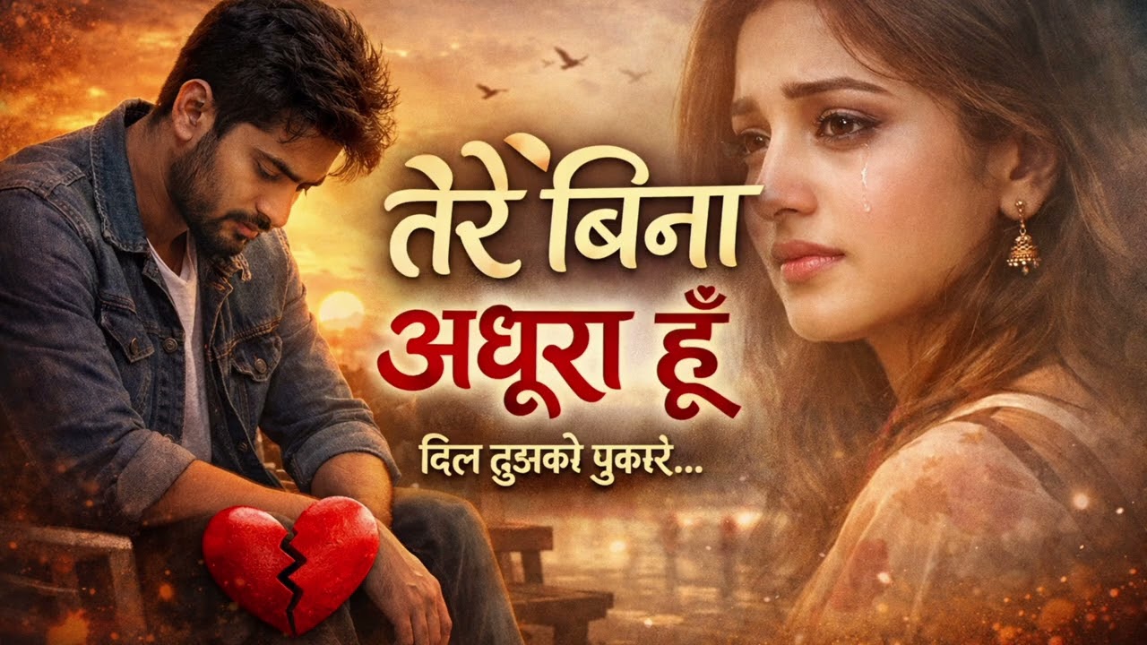 तेरे बिना अधूरा हूँ (Official Video) 💔 | New Hindi Song | Emotional Love Song