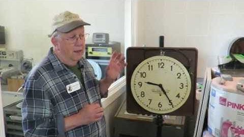 Western Union Self Winding Pendulum Clock