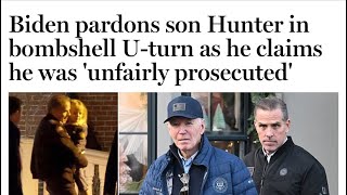 Biden pardons son Hunter in bombshell U-turn as he claims he was 'unfairly prosecuted'