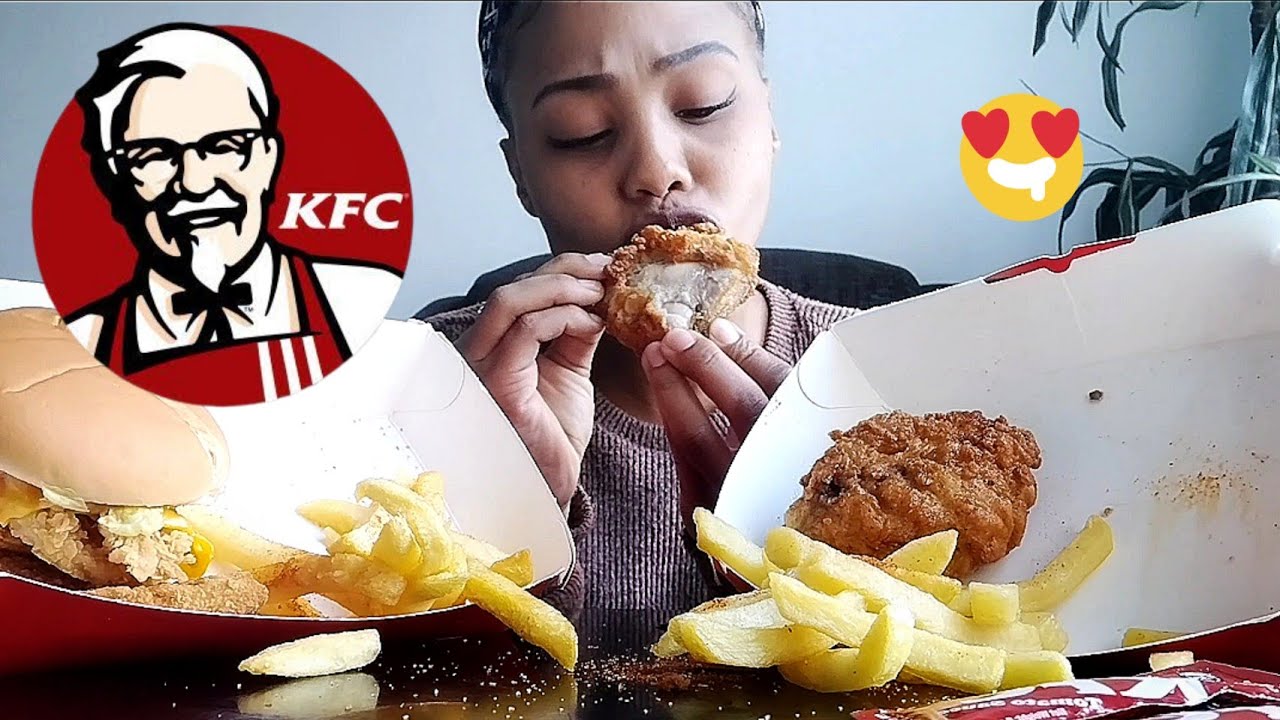 KFC MUKBANG 😋 • South African Mukbanger - YouTube
