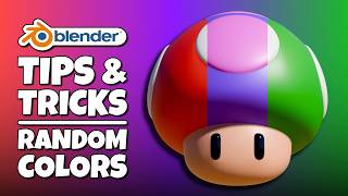 Blender Tips & Tricks: How to Set RANDOM COLORS