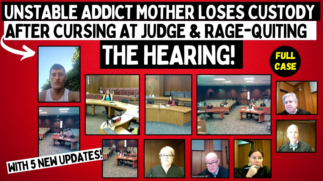 Unstable Addict Mother Loses Custody After CURSING At Judge & Rage-Quitting Hearing! (NEW UPDATES)
