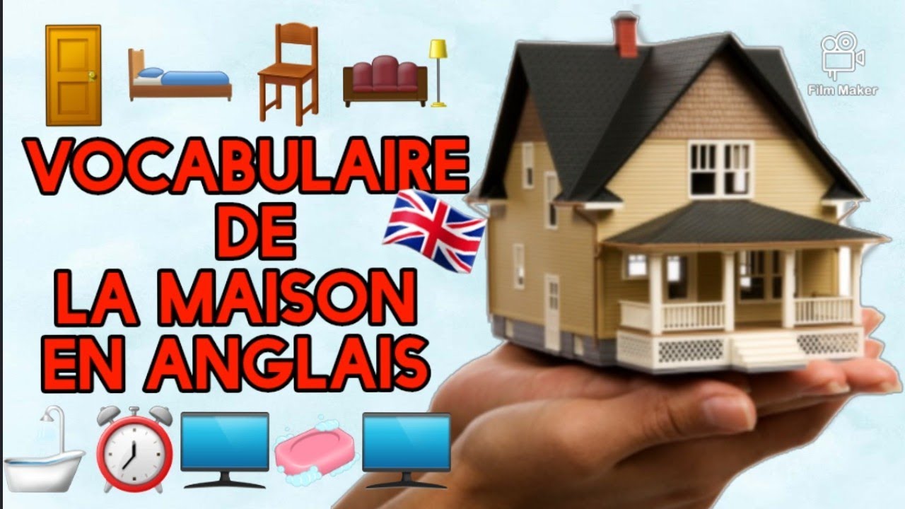 house vocabulary in English/le vocabulaire de la maison en Anglais 🏠