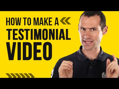 How To Make A Testimonial Video