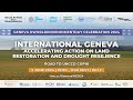 Geneva world environment day celebration 2024  action on land restoration  drought resilience