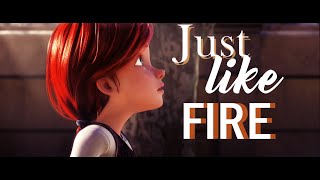 ♪ JUST LIKE FIRE - {AMV Ballerina/ Leap !}