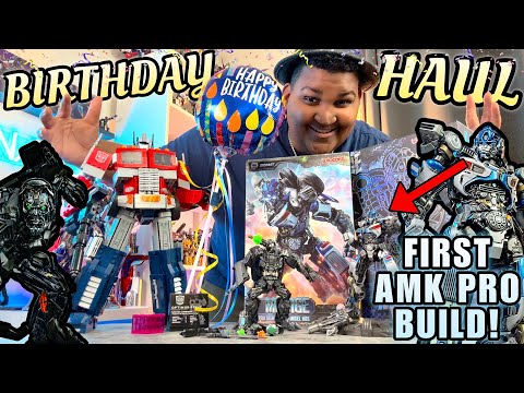 I FINALLY GOT THEM!!! 🔥 | EPIC 2025 BIRTHDAY HAUL + YOLOPARK AMK PRO MIRAGE BUILD! (he's insane) 🤖