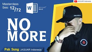 Cara Memberikan Format Penomoran Tiap Paragraf - MasterClass microsoft Word sesi 1 screenshot 4