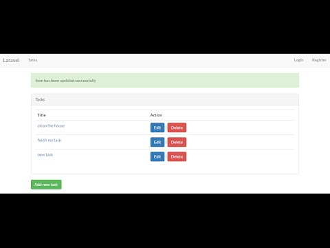 How to insert, update and delete (RESTful CRUD) in Laravel 5.2 part(1/2) - YouTube How To Insert, Update And Delete (Restful Crud) In Laravel 5.2 Part(1/2) - Youtube