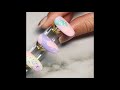 TUTORIAL I Freehand Nail Art with Pastel Colour Blocking and leaves/lines.