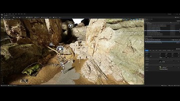 UE5 Time-lapse Environment Build (Forest Valley Spring Night)