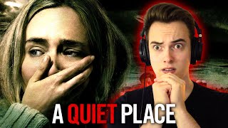 Never sleeping again after...*A QUIET PLACE* | First Time Watching | (reaction/commentary/review)