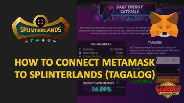 How to connect Metamask to Splinterlands (Tagalog)