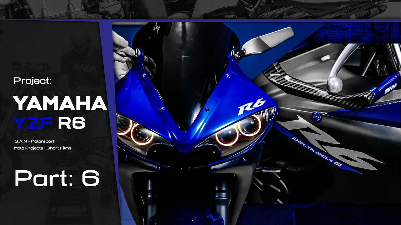 Yamaha R6 2003 | Project Part: 6 | She is done! [ENG SUBTITLES] - YouTube
