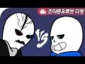 언더테일 애니메이션 한글 풀 더빙 | Yet darker..가스터 vs 샌즈 | (조마문 & 조마문유튜브크루 벤앤뱅츠 더빙) | - by조마문 ( 더빙만화 Undertale )