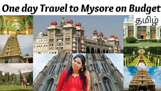 Exploring Mysore in one day package | Tamil Travel Vlog | Places to see in Mysore தமிழ் from Chennai