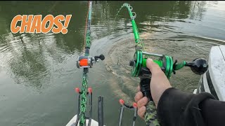 I Couldn’t Keep Up.. Flatheads Hitting Every Rod! 